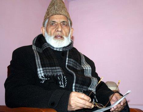 Geelani condemns detention of Hurriyat (G) activists, leaders